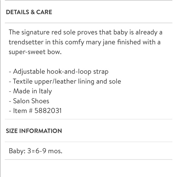 Christian Louboutin Baby shoes - Picture 5 of 5